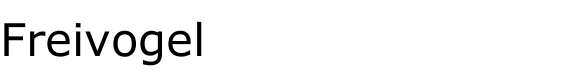 Freivogel